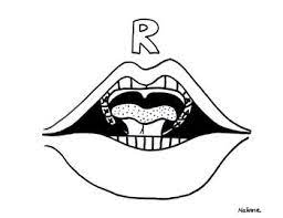 Articulation Mouth Coloring Page R Phonology Coloring Pages Phonology Color