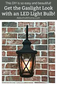 Easy Led Gaslight Light Bulb Front Porch Makeover Abbotts At Home