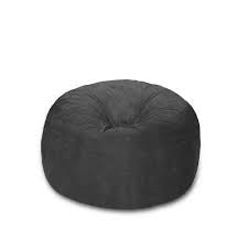 3 Kid S Bean Bag Chair Cover With Memory Foam Charcoal Relax Sacks In 2020 Bean Bag Chair Microsuede Bean Bag Seats