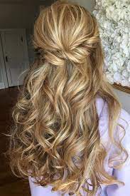 Half Up Half Down Bridal Hairstyles Partial Updo Wedding Hairstyle Ideas Medium Hair Styles Elegant Wedding Hair Down Hairstyles