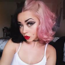 This coloring style is usually called half and half hair color for those of you who are curious you can see the picture below. Amazing 35 Unique Half And Half Hair Color Ideas For Cute Women Http Uniqlog Com 35 Unique Half And Half Hair Hair Color For Black Hair Pink And Black Hair