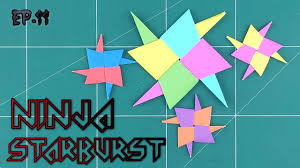 How To Make A Ninja Star Out Of Paper How To Make A Paper Ninja Star Shuriken Origami Spinning Ninja Star Ninja Star Paper Ninja Stars Origami