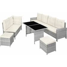 Light grey rattan coffee table outdoor. Barletta Rattan Garden Furniture Set Rattan Garden Furniture Set Rattan Garden Furniture Lounge Set Light Grey