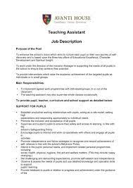 Teacher assistants rank #6 in best education jobs. Teaching Assistant Job Description Avanti Schools Trust