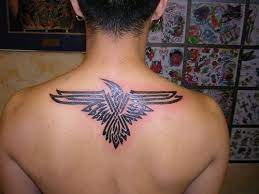 Tribal Raven Tattoo Tribal Raven Tattoo Raven Tattoo Back Tattoos For Guys Upper