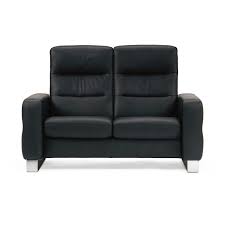 Scandinavian design is the legacy of our ancestors who shaped it. Stressless Sofa 2 Sitzer Wave M Hoch Paloma Black Stressless