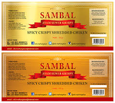 Check 'tepung jagung' translations into english. Sribu Label Design Desain Label Untuk Sambal Ayam Suwir K