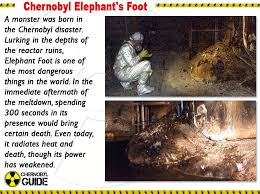 Chernobyl's radioactive 'elephant's foot' lava recreated. Chernobyl Elephant S Foot Photo From The Zone Of Deadly Radioactivity
