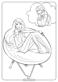 Barbie is a doll produced by the american company, mattel, and was introduced in march 1959. Free Printable Barbie Coloring Pages 02 Barbie Coloring Pages Barbie Coloring Disney Coloring Pages
