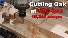 Simple Oak Tray Cut | In Depth Look at CNC Router Machining - YouTube