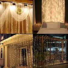 Una manera original de utilizarlas es reciclando una botella de cristal. Control Remoto 300 Led De Luces De Hadas De Cortina De Decoracion Habitacion De Navidad Boda Al Aire Libre 8 Modos