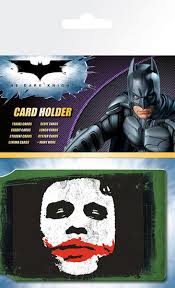 For the dark knight rises they gave away bane masks and a broken dark knight cowl. Card Hplder Batman The Dark Knight Joker Tips For Original Gifts