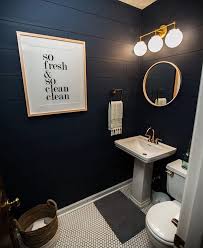 The Simple Way To Custom Frame Everything You Love Blue Bathroom Decor Black Bathroom Decor Navy Blue Bathroom Decor