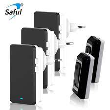 new touch senser wireless door bell waterproof 2 outdoor transmitter 3 indoor receiver smart long range home wireless wireless doorbell doorbell electricity
