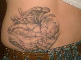 Choosing The Appropriate Angel Wings Tattoo Design Tattoos For Women Baby Memorial Tattoos Baby Angel Tattoo Baby Tattoos