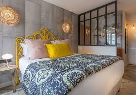 Tete De Lit Les Idees A Piquer Aux Hotels Elle Decoration Tete De Lit Chic Lit Hotel Idee Tete De Lit