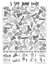 free junk food i spy printable fox hazel free art designs