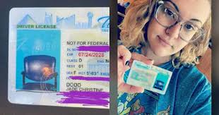 Woman's Driver's License Has The Picture Of An Empty Chair & Not Her Face