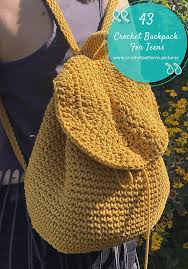They can be the loveliest projects for one with plant. 43 Crochet Backpack Designs That Might Be Of Interest To Young Girls Crochet Pattern Ideas