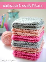 Connect with him on facebook, twitter. Crochet Washcloth Pattern Free Everythingetsy Com