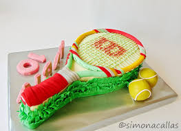 Maybe you would like to learn more about one of these? Tort Racheta De Tenis Tennis Racket Cake Simonacallas