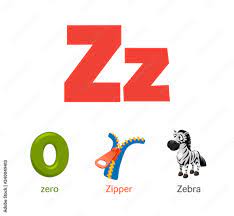 Try out these italian words beginning with the letter z, with their english translations: Cute Children Abc Animal Alphabet Flashcard Words With The Letter Z For Kids Learning English Vocabulary Stock Vector Adobe Stock