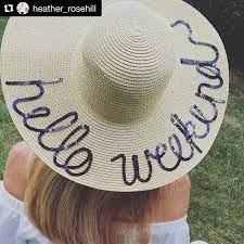 When Your Favorite Illustrator Rocks Your Hello Weekend Hat So Beautifully The Goes Hand In Hand With Your Saying Thanks So Hats Hello Weekend Summer Hats