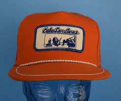 Vintage Mexico Souvenir Snapback 80s Cabo San Lucas Trucker Hat 1980s Mesh Adjustable Cap Mexico Souvenir Hats Vintage Cabo San Lucas