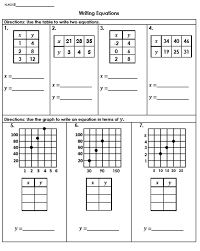 This content helps students move on to the back 9 of algebra. Writing Equations With Tables Graphs And Word Problems Amped Up Learning Writing Equations Word Problems Equations