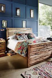 Charlie Reclaimed Wood High End Bed Frame Bedframes Bedroom Furniture Renovation Furniture Dark Bedroom Furniture