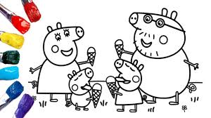 Read more 9 adorable crafts of peppa pig coloring pages for fans Peppa Pig Coloring Pages Ice Cream Novocom Top