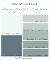 Color Palette Monday 1 Paint Colors For Home Blue Paint Colors Blue Gray Paint Colors