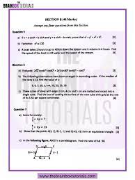 Icse is actually indian certified of secondary education & isc is an. Icse Class 9 Mathematics Sample Paper For 2020 2021