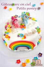 Gateau Arc En Ciel Des Petits Poneys Macaronette Et Cie Idee Gateau Gateau Arc En Ciel Idee Gateau Anniversaire
