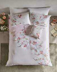doppelter bettbezug mit oriental blossom print babyrosa geschenke fuer sie ted baker de bed linen design bed linens luxury super king duvet covers