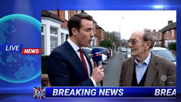 Old Man Pushing News Report Meme | TikTok