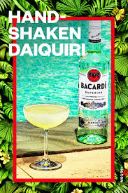 2 Parts Bacardi Superior 1 Part Freshly Squeezed Lime Juice 1 Part Simple Syrup Click Here Order Online At Drizl Bacardi Drinks Bacardi Bacardi Mixed Drinks