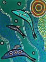 Wild Dolphins - KooriKolour - Paintings & Prints, Animals, Birds ...