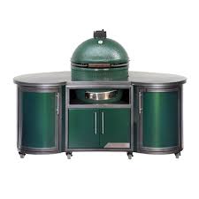 Big Green Egg Custom Cooking Island Hot Spot Bbqs Kc
