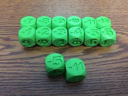 3d Printed Negative Integer Dice 3d Printing Lesson Plans 3d Printing Toys Prints