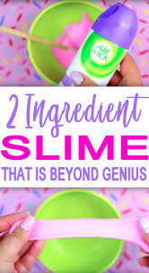 Diy 2 Ingredient Slime Recipe How To Make Homemade No Borax Slime Recipe Diy Slime Recipe Slime For Kids Slime Recipe