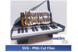 Download 3d Birthday Piano Pop Up Card With Envelope Piano Svg 1238101 Cut Files Design Bundles