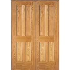 The home depot has everything you need for your home improvement projects click to learn more and shop avail interior closet doors bedroom jeld wen 24 in x 80 in c2050 primed 2 panel solid core premium composite single prehung interior door b5785 prehung interior doors doors. Mmi Door 72 In X 80 In 4 Panel Unfinished Red Oak Wood Both Active Solid Core Double Prehung Interior Door Z022664ba The Home Depot Prehung Interior Doors Doors Interior Red Oak Wood