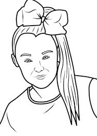 Check out jojo siwa coloring sheets below! Jojo Siwa Has A Hairbow And Ponitail Style Hair Coloring Pages Jojo Siwa Coloring Pages Coloring Pages For Kids And Adults