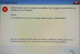 Fix System Restore Failed 0x800700b7 Solved Wintips Org Windows Tips How Tos