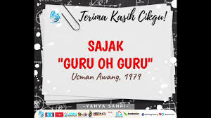 Ibarat bunga kembang tak jadi. Sajak Guru Oh Guru Youtube