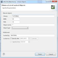 In some cases, this file doesn't delete itself. Managing Objects Directly On A Natural Server