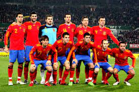 \ die spanische fußballnationalmannschaft (spanisch selección de fútbol de españa) ist die alle aktuellen news zum thema nationalmannschaft spanien sowie bilder, videos und infos zu. Dosya Spanien Nationalmannschaft 20091118 Jpg Vikipedi
