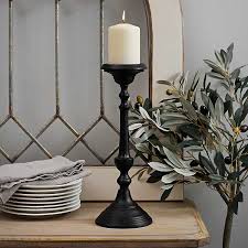 Find great deals on ebay for black metal candle holders. Black Metal Tapered Candle Holder 14 In Kirklands