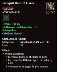 How do you spell havoc?. Tranquil Robe Of Havoc Everquest 2 Wiki Fandom
